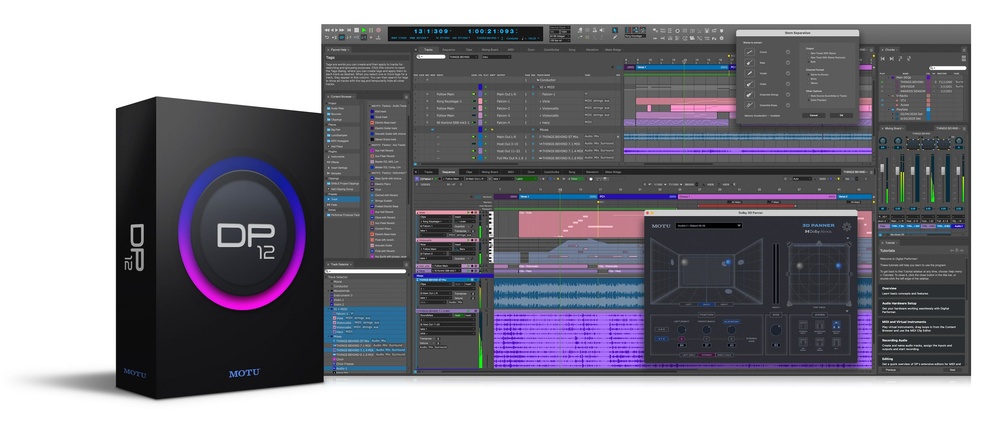 MOTU เปิดตัว Digital Performer 12 รองรับ Dolby Atmos และแยกเสียงด้วย AI